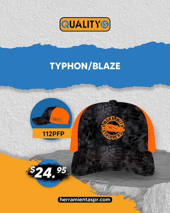 Quality Typhon/Blaze Orange Cap Strippers