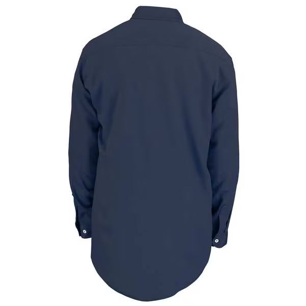 Flame Resistant Long Sleeve Work Shirt Navy M