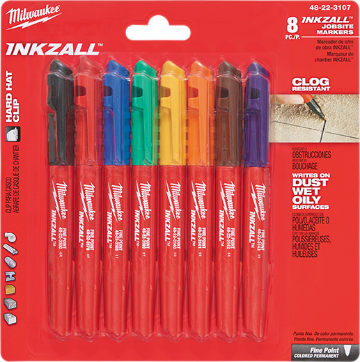 INKZALL™ Black Fine Point Marker