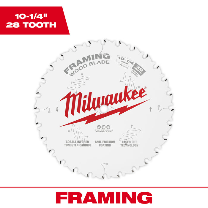 10-1/4 in. 28T Framing Circular Saw Blade