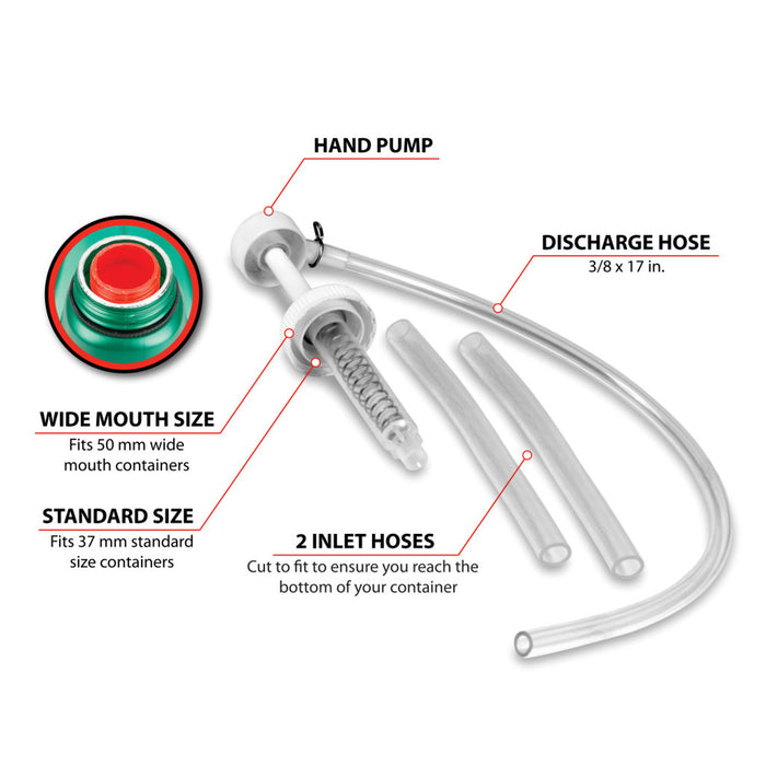 Standard & Wide Mouth Gallon Fluid Pump