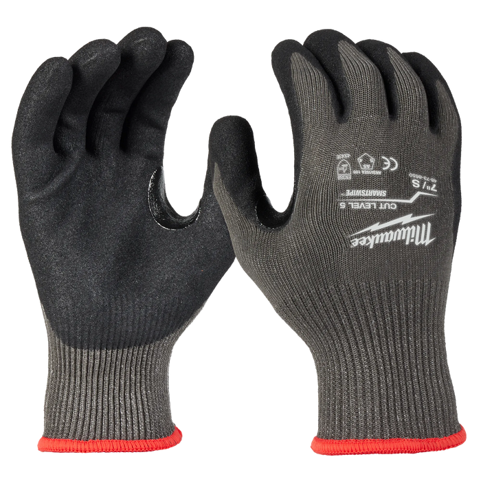 X-Large Gray Nitrile Level 5 Cut Resistant Dipped Work Gloves