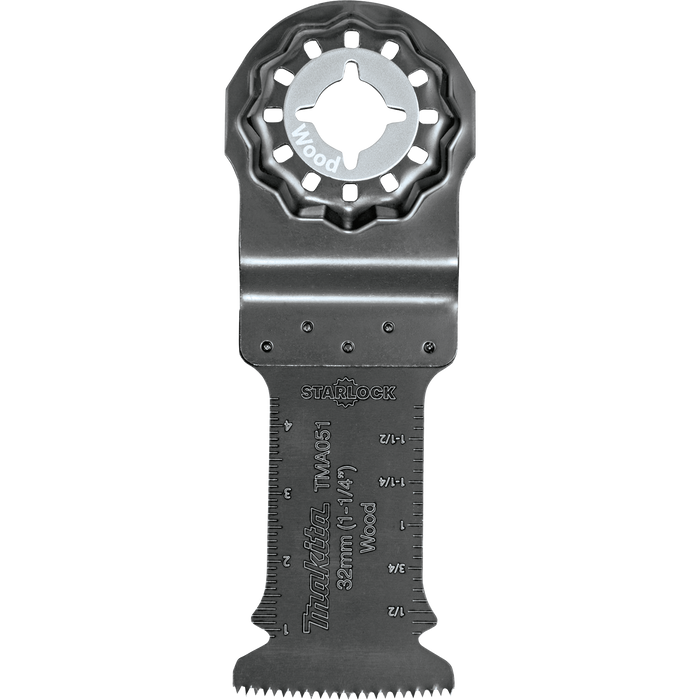 Starlock® Oscillating Multi‑Tool 1‑1/4" High Carbon Steel Curved Plunge Cut Blade