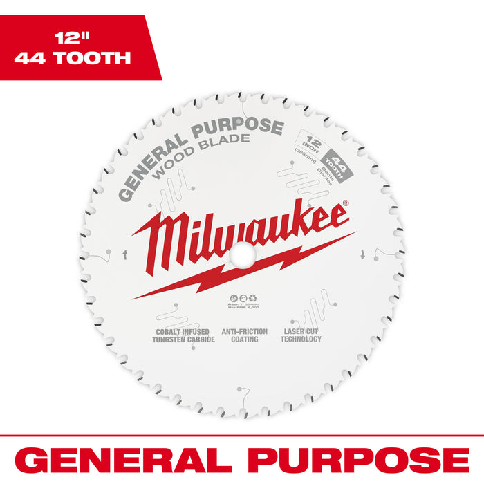 12 in. 44T General Purpose Circular Saw Blade