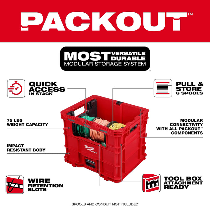 PACKOUT™ Wire Pulling XL Crate