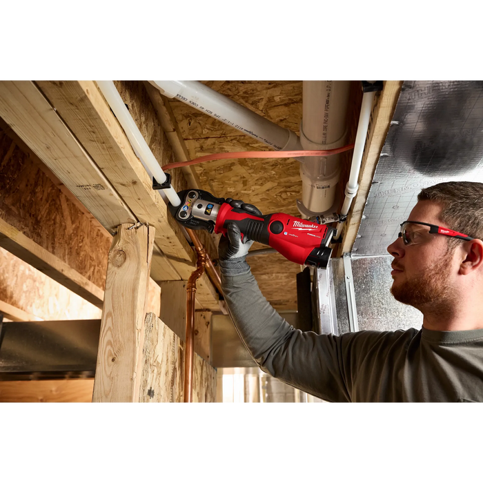 M12 FORCE LOGIC™ Press Tool Kit w/ ONE‑KEY™ with 1/2" – 1" CTS‑V Jaws