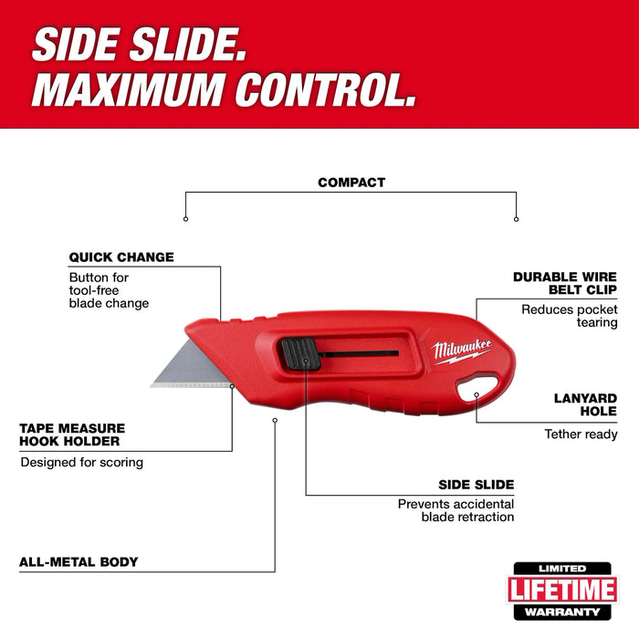 Compact Side Slide Utility Knife