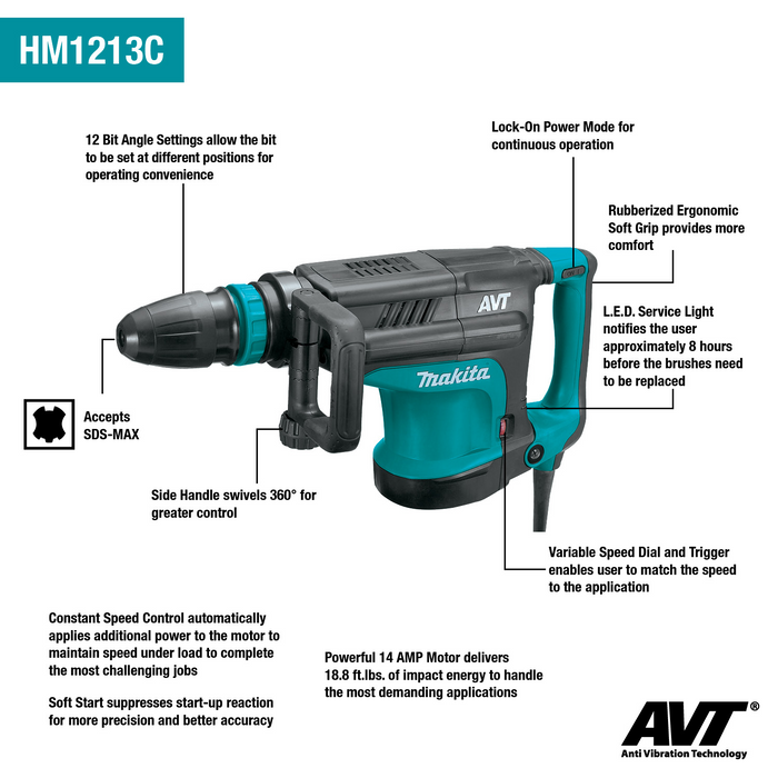 23 lb. SDS‑MAX AVT® Demolition Hammer