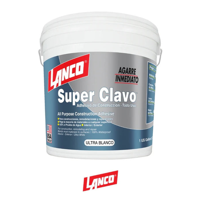 Lanco 1 Gal. Super Liquid Nail Acrylic Adhesive