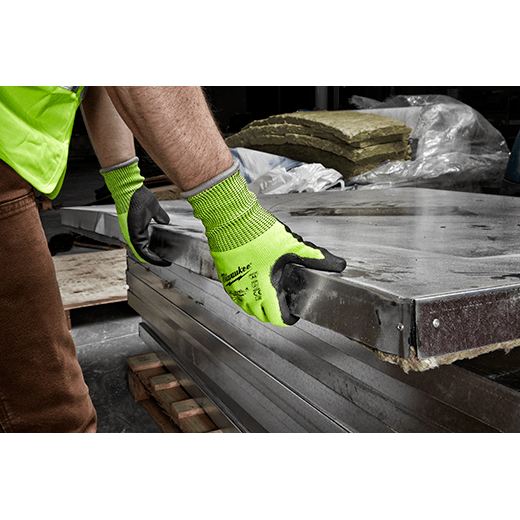 High Visibility Cut Level 4 Polyurethane Dipped - L