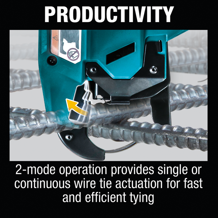 Makita 18V LXT® Lithium‑Ion Brushless Cordless Rebar Tying Tool Kit (5.0Ah)