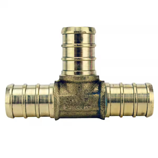 1/2 Brass PEX Tee