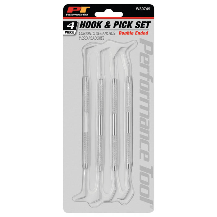 4 pc. Double Ended Pick & Hook