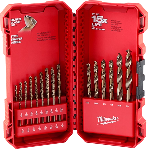 RED HELIX™ Cobalt Drill Bit Set - 23PC