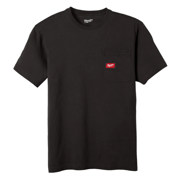 GRIDIRON Pocket T-Shirt - Short Sleeve Large Gray