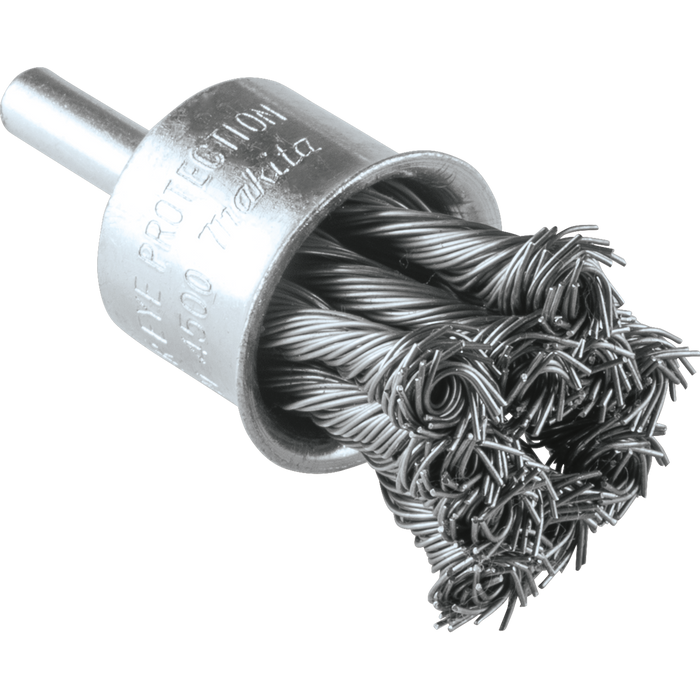 1" Knot Wire End Brush, 1/4" Straight Shank