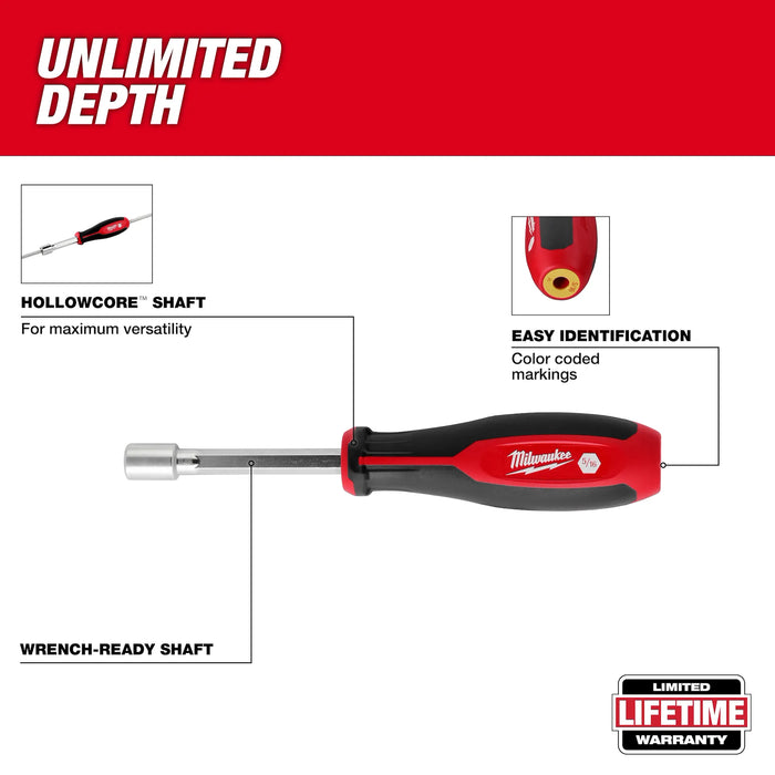 7pc SAE HollowCore™ Nut Driver Set