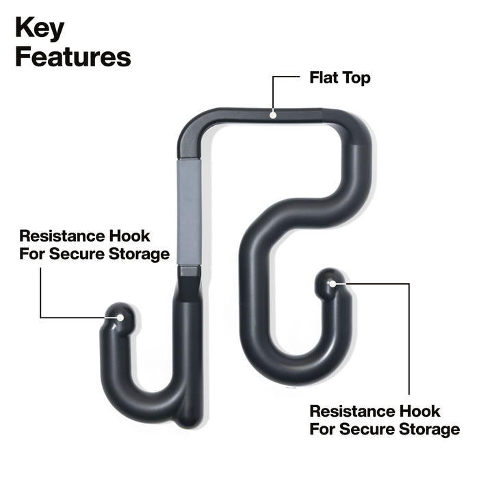 Magnetic Utility Bucket S-Hook, 3-Inch