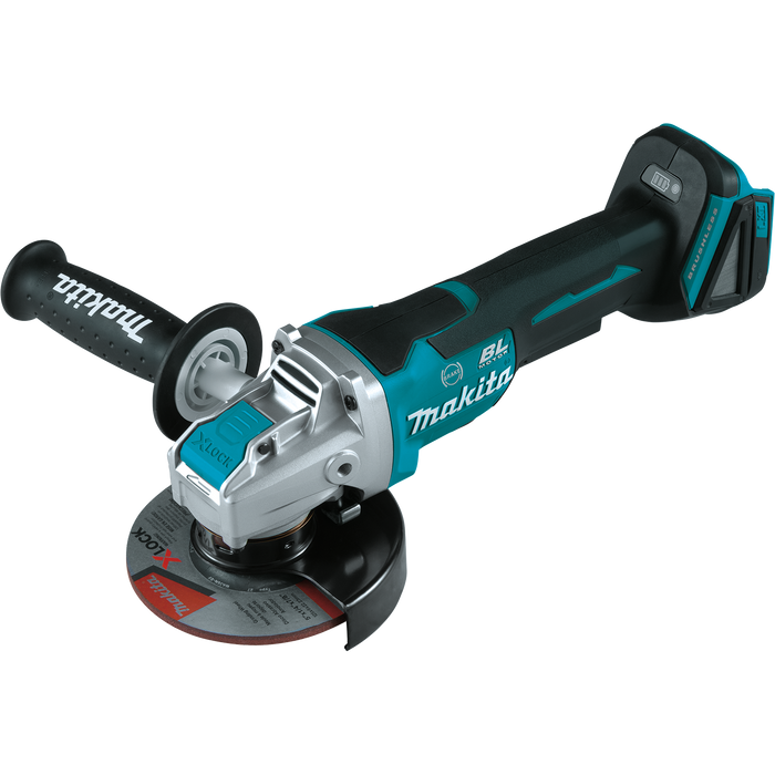 18V LXT® Lithium‑Ion Brushless Cordless 4‑1/2” / 5" Paddle Switch X‑LOCK Angle Grinder, with AFT®, Tool Only