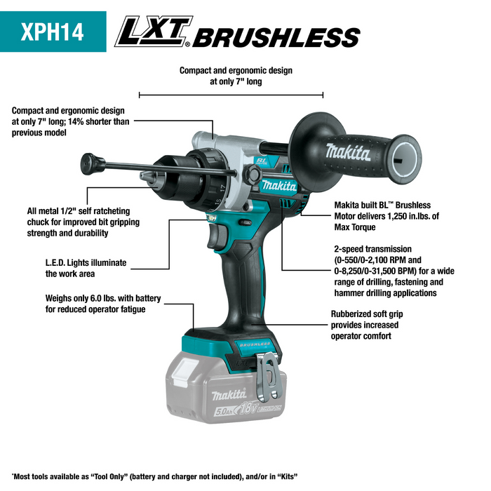 18V LXT BL 6pc. Kit