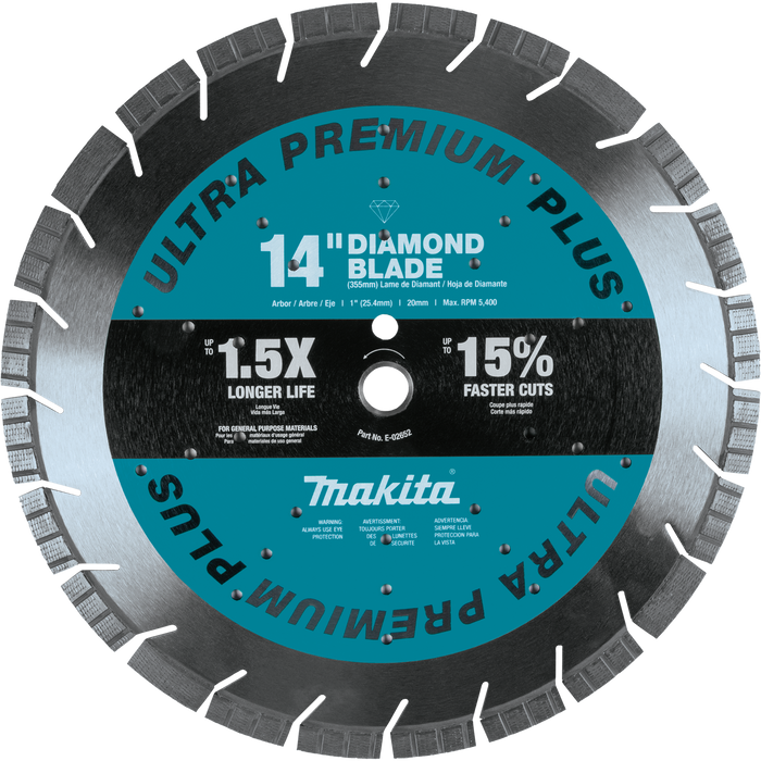 14" Ultra‑Premium Plus Diamond Blade, Segmented
