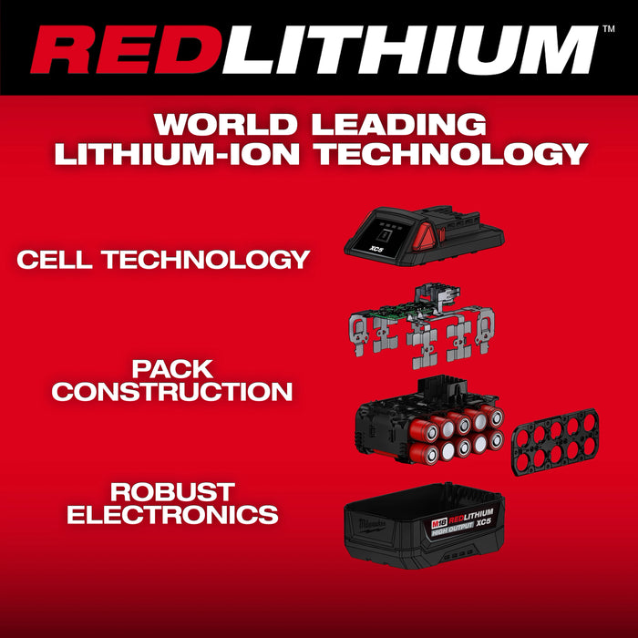 M18™ REDLITHIUM™ HIGH OUTPUT™ XC5™ Battery