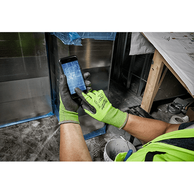 High Visibility Cut Level 4 Polyurethane Dipped - L