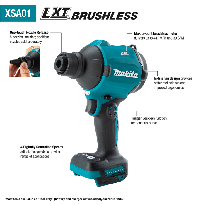 18V LXT Brushless High Speed Dust Blower