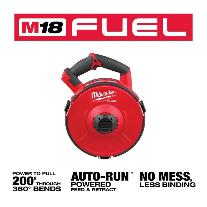 M18 FUEL™ ANGLER™ 240' Steel Pulling Fish Tape Kit