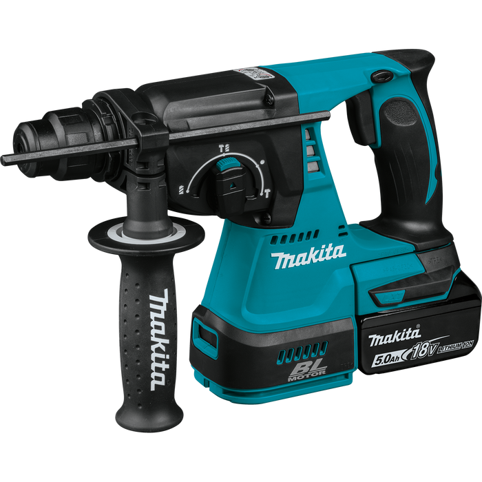 18V LXT® Lithium‑Ion Brushless Cordless 1" SDS‑PLUS Rotary Hammer Kit (5.0Ah)