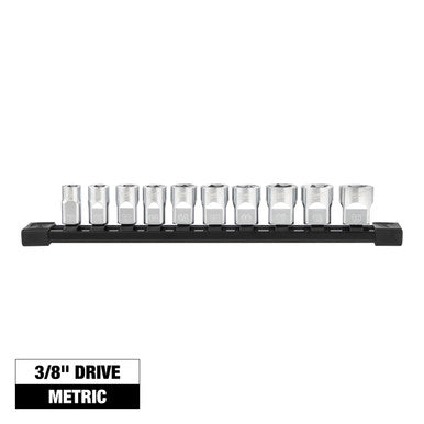 10pc 3/8 in. Metric Sockets with FOUR FLAT™ Sides