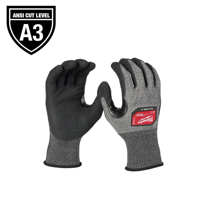Milwaukee Cut Level 3 High-Dexterity Nitrile Dipped Gloves - XL
