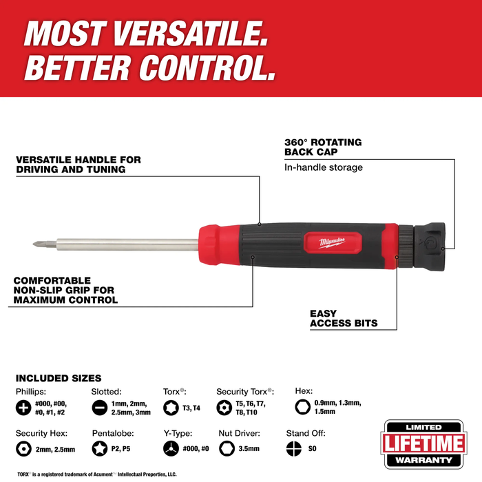 27-in-1 Security Precision Multi-Bit Screwdriver