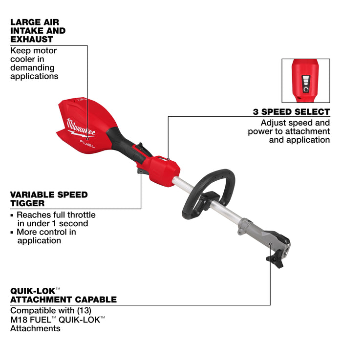 M18 FUEL™ Power Head w/ QUIK-LOK™