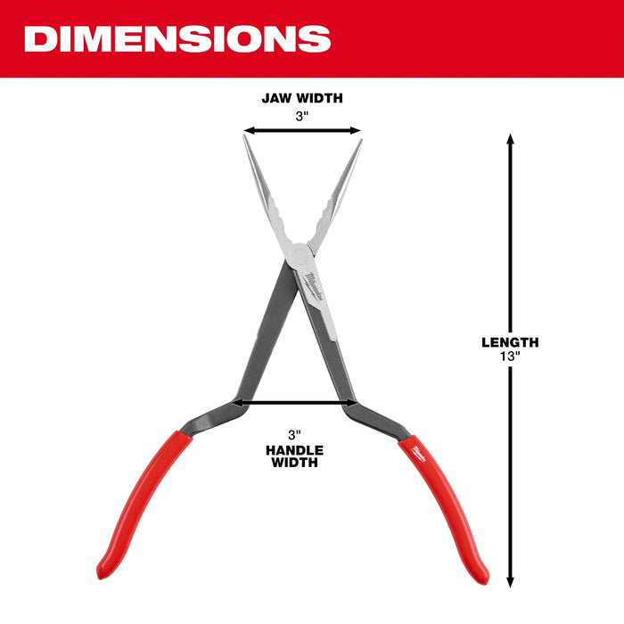 13" Long Reach Pliers Straight