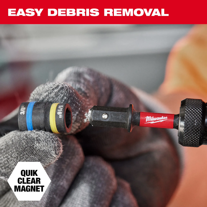 SHOCKWAVE Impact Duty™ 5/16” and 3/8” x 2-1/2” QUIK-CLEAR™ 2-in-1 Magnetic Nut Driver