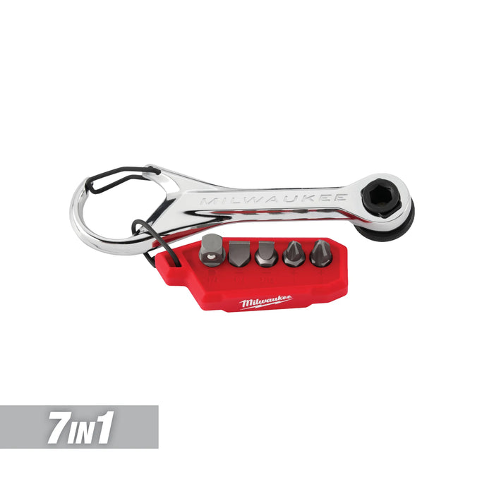 7-in-1 Multi-Bit Mini Ratchet