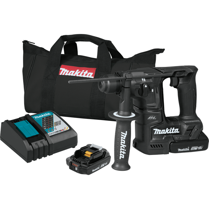 18V LXT® Lithium‑Ion Sub‑Compact Brushless Cordless 11/16" SDS‑PLUS Rotary Hammer Kit (2.0Ah)