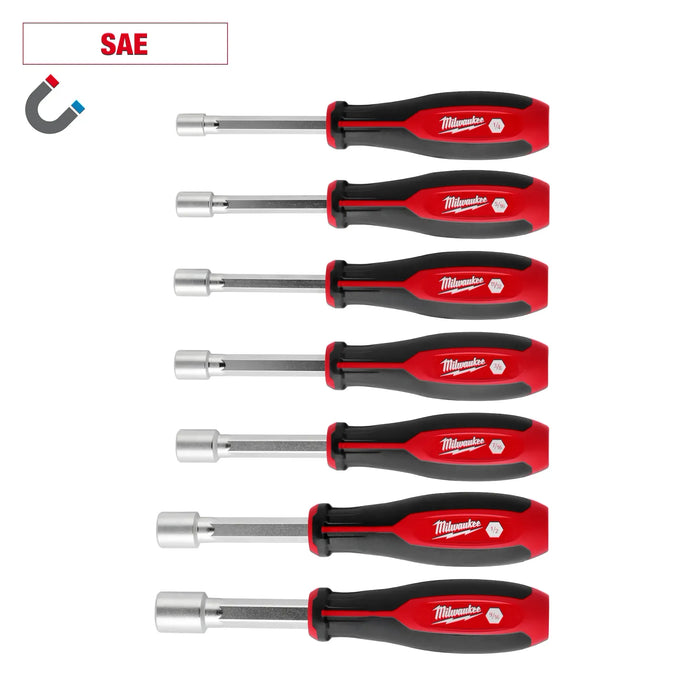 7pc SAE HollowCore™ Magnetic Nut Driver Set