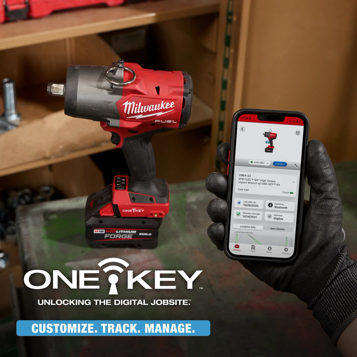 M18 FUEL™ 3/4" High Torque Impact Wrench w/ ONE-KEY™ Kit