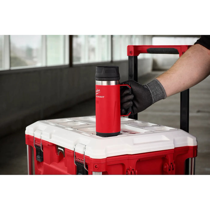 PACKOUT™ 18oz Insulated Mug with Sip Lid Red