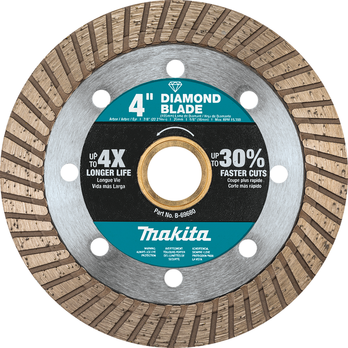 4" Diamond Blade, Turbo, General Purpose