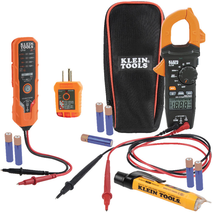 Electrical Testing Kit Storage Premium Clamp Meter Electrical Test Kit — Quality Industrial Safety
