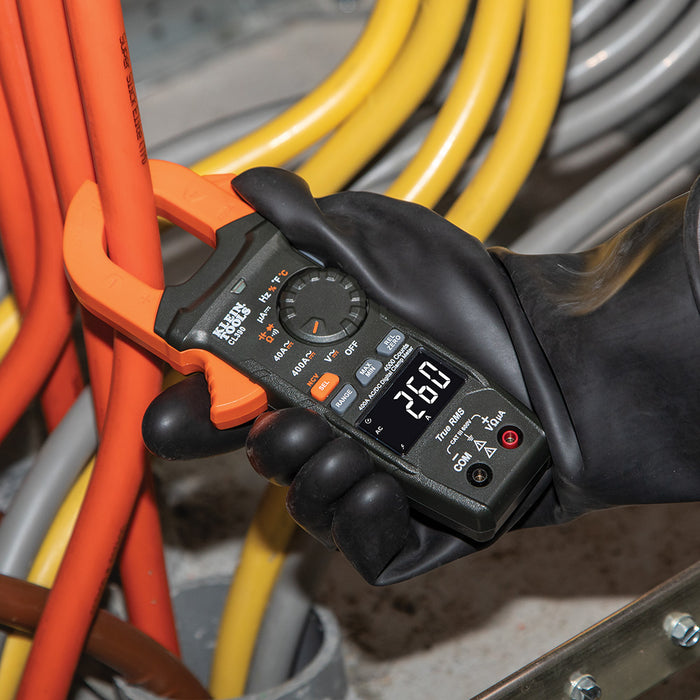 AC/DC Digital Clamp Meter, Auto-Ranging 400 Amp