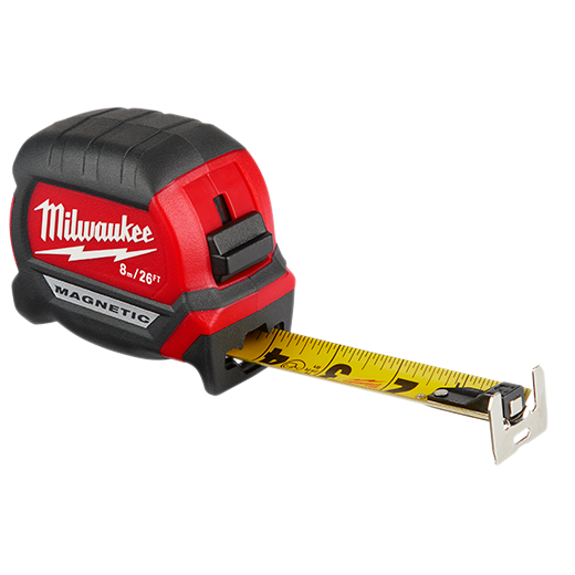 8M/26Ft Compact Magnetic Tape Measure