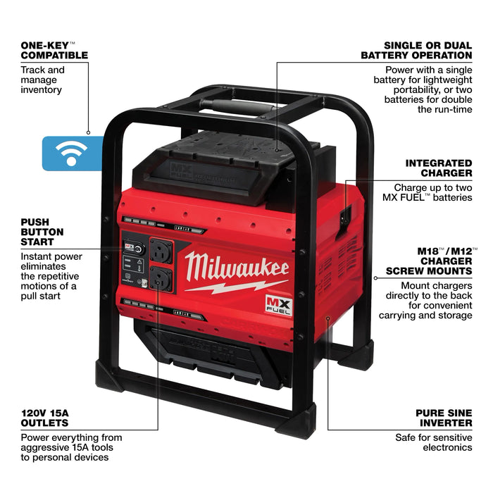 MX FUEL™ CARRY-ON™ 3600W/1800W Power Supply Kit