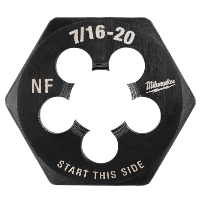 7/16"-20 NF 1-Inch Hex Threading Die