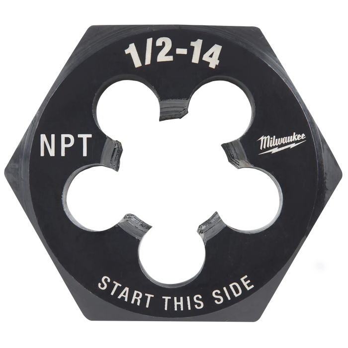 1/2"-14 NPT 2-1/6" Hex Threading Die