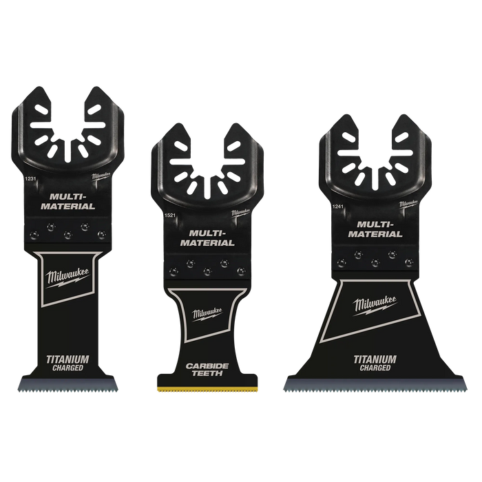 MILWAUKEE® OPEN-LOK™ Multi-Material Multi-Tool Blade Variety Pack 3PC