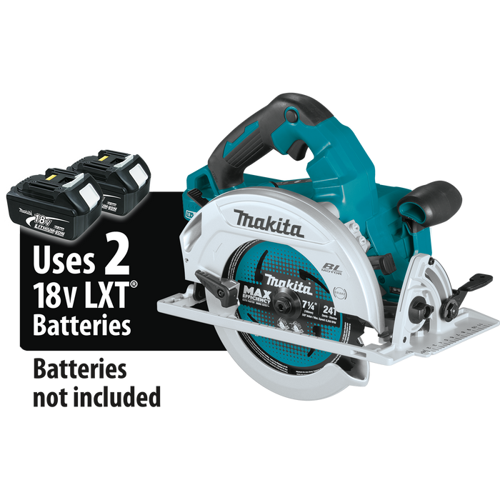 36V (18V X2) LXT® Brushless 7‑1/4” Circular Saw, Tool Only